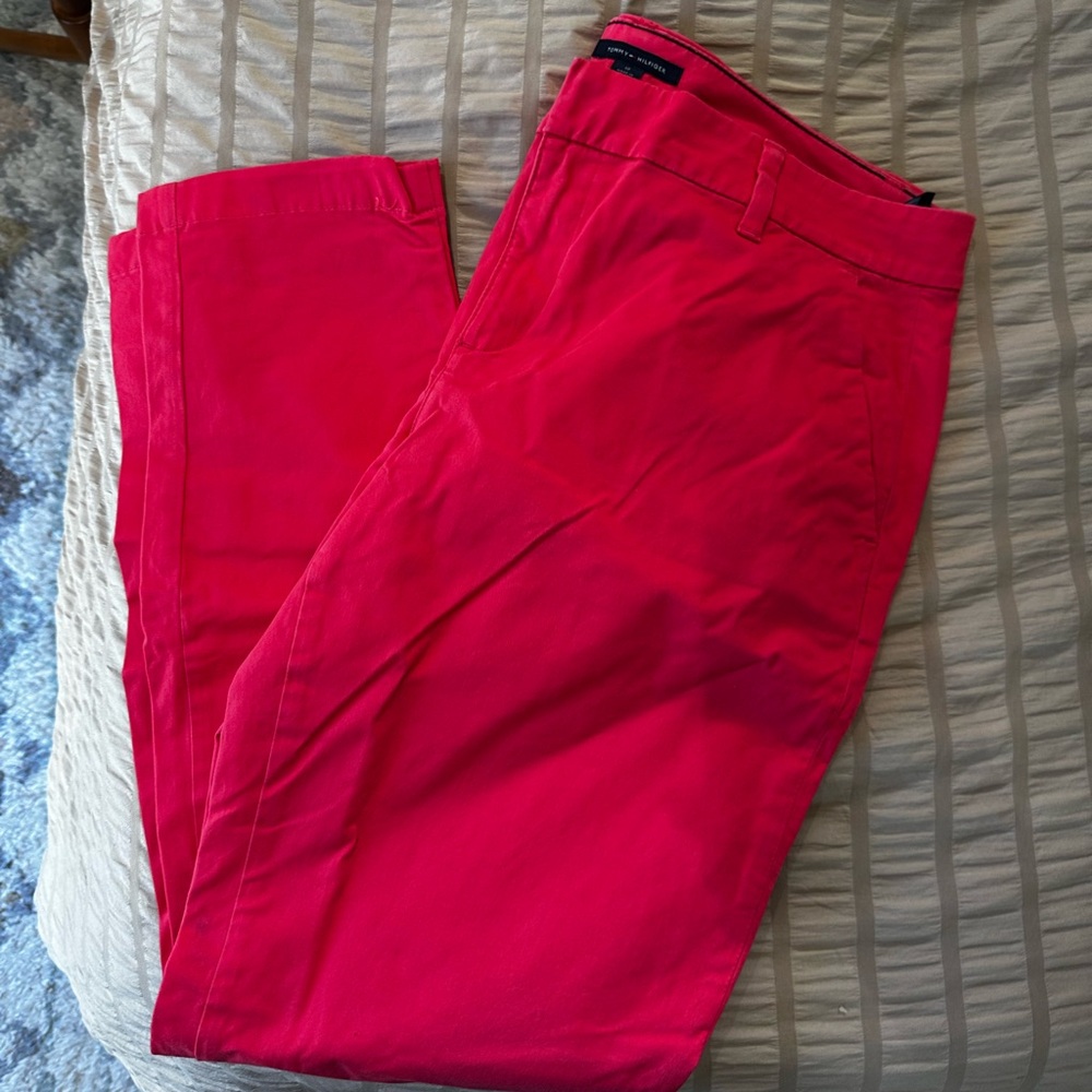 Tommy Hilfiger Women’s Chino Dark Pink Pants